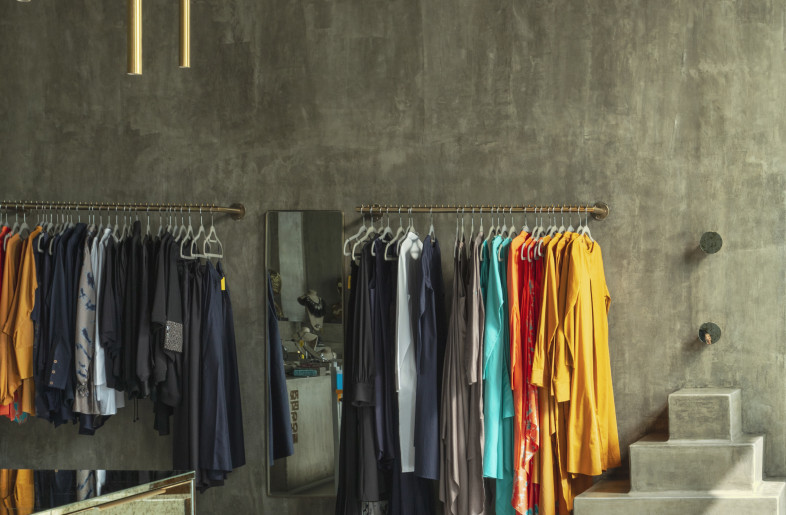 Vibrant Product Display on Grey POP walls - Niveditaa Gupta