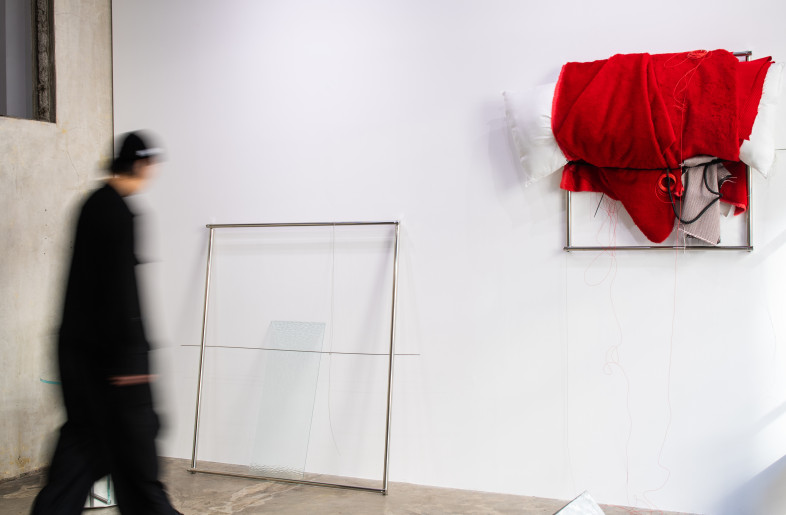 I created "Spatial self-expression" by beautiful leftover materials. - Tadamasa Iguchi