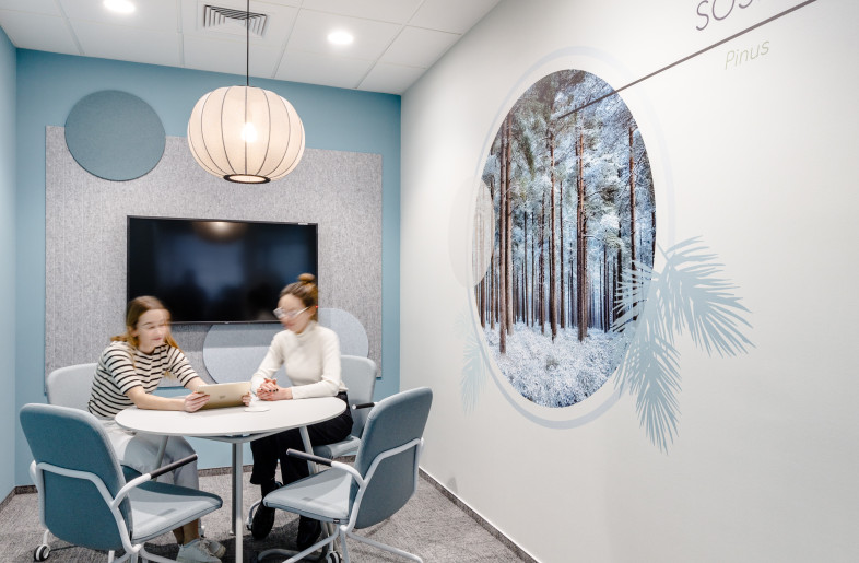 The meeting rooms were designed in collaboration with the employees, who played a pivotal role during workshops. - Adam Grzesik