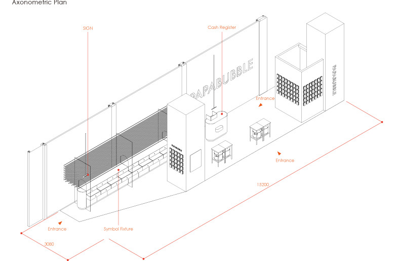 Axonometric Plan - Kohei Fujinaka