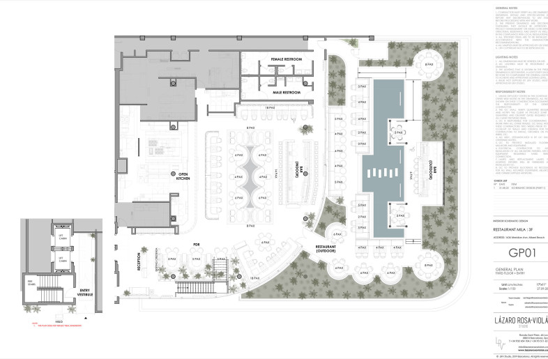 3rd Floor layout - Lázaro Rosa Violán Studio