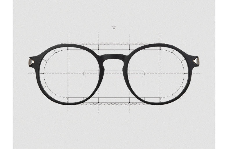 Analogy drawing - Floor plan - Crudo Oficina