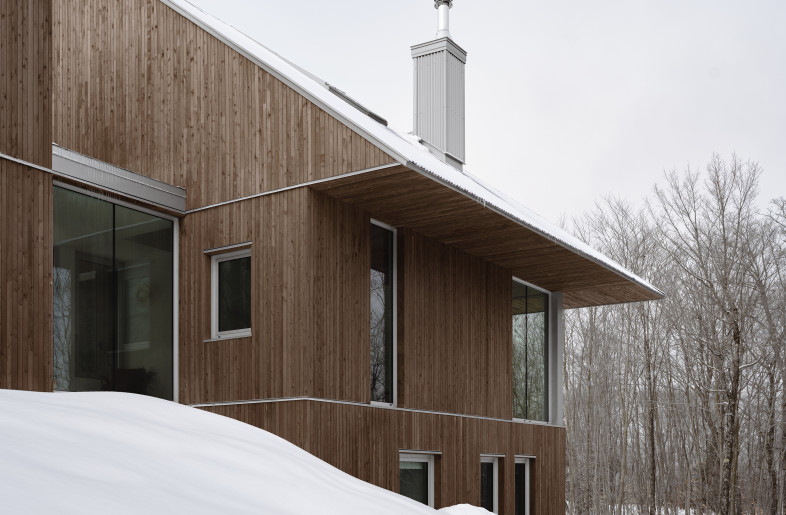 View of the passage and living volume - Alex Lesage