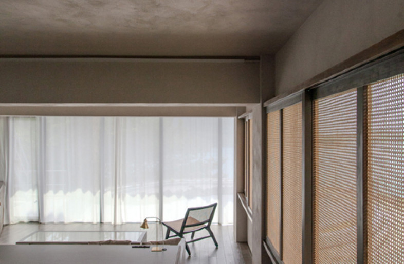 Wind is visualised by curtains and fittings. - Taro SHIMOKAWA
