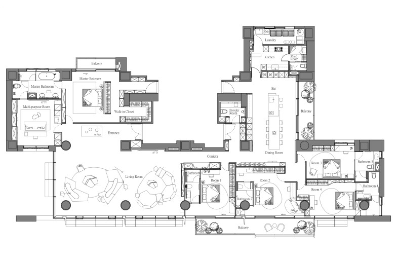 Floor Plan - Chains Interior
