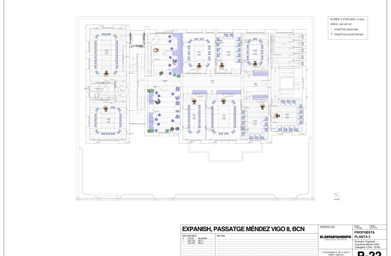 Second floor - El Departamento