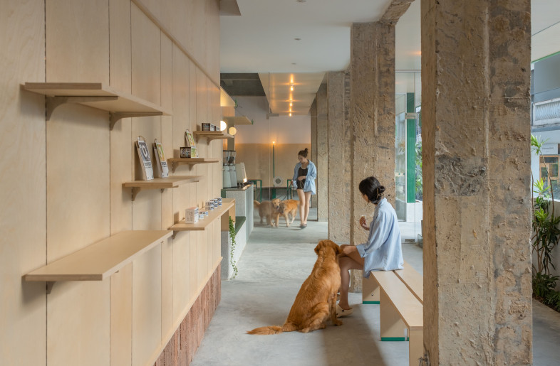 This design allows for a bright, open, and relatively independent overall space, ensuring that every room can enjoy natural light and ventilation and harmoniously integrates with the surrounding architectural and natural environments. - @Chao Zhang