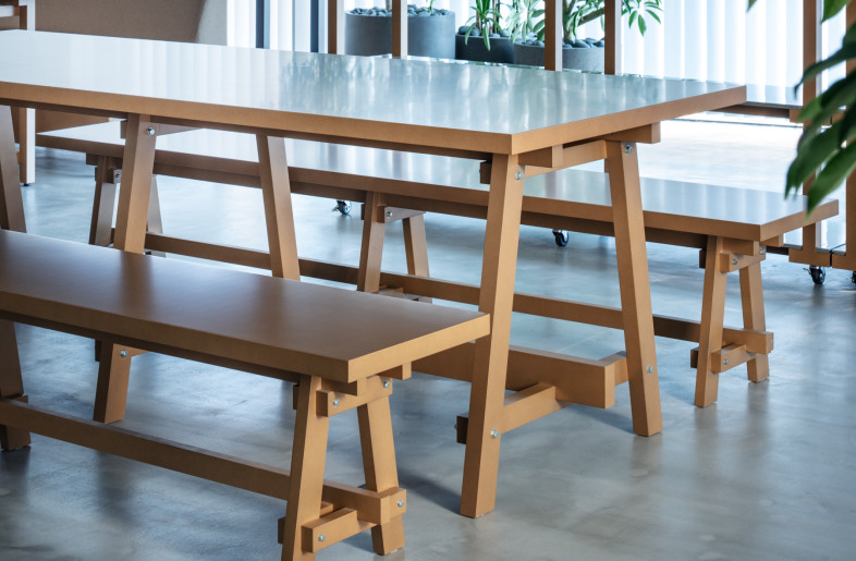 4F Lounge Space Custom Furniture - Kenta Hasegawa