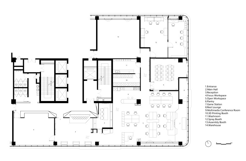 floor plan - E Studio