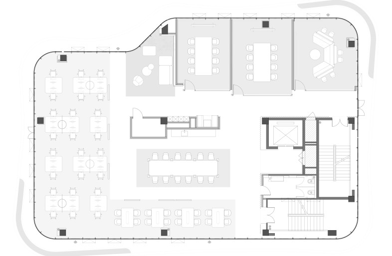 floorplan F4 - Ippolito Fleitz Group   ̶   Identity Architects