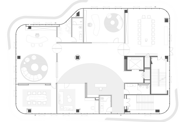 floorplan F5 - Ippolito Fleitz Group   ̶   Identity Architects