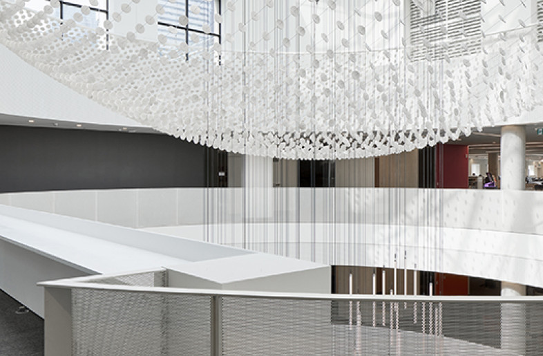 View of the south atrium. - Tom Arban