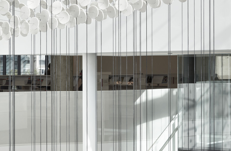 Detail view of the south atrium. - Tom Arban