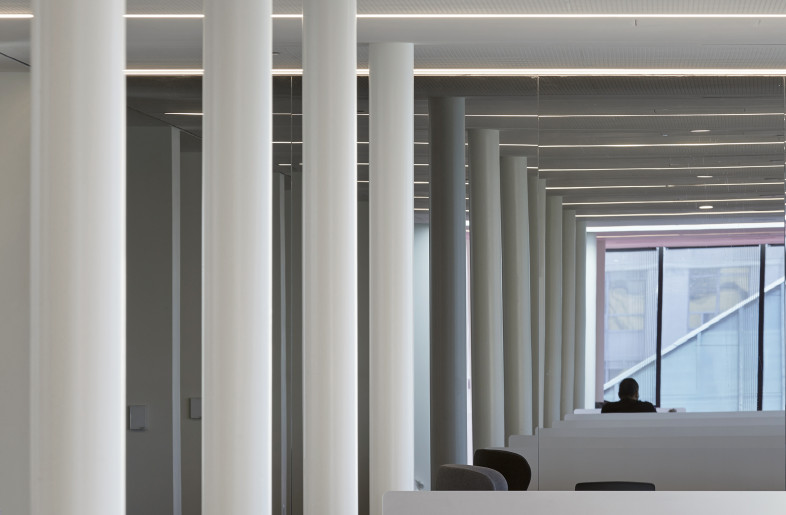 Detail view of the Sky Reading Lounge. - Tom Arban