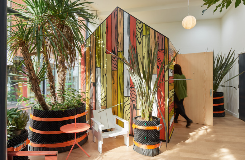The Hut creative space designed by Richard Woods - Ruth Ward
