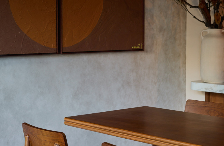 Café/wine bar with espresso-toned furniture - Alec Bruce-Mason