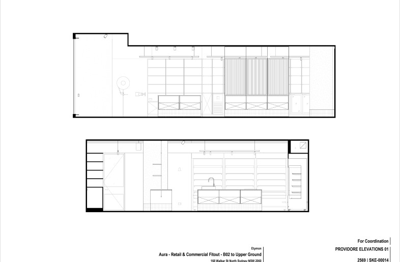 Una Providore Elevations - Cox Architecture with H&E Architects