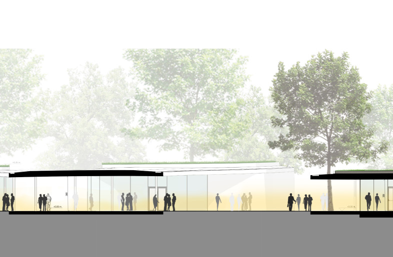 Longitudinal Section - Mario Cucinella Architects
