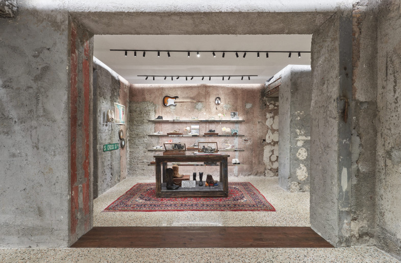 Leather area - Courtesy of Golden Goose
