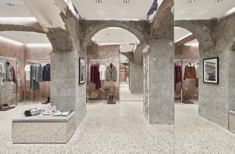 Ready to wear area - Courtesy of Golden Goose