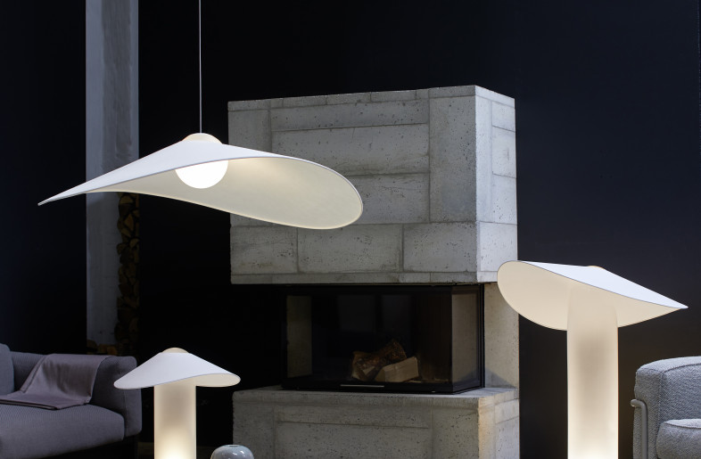 LOJA lighting series, table, floor and pendant - Peter Fehrentz