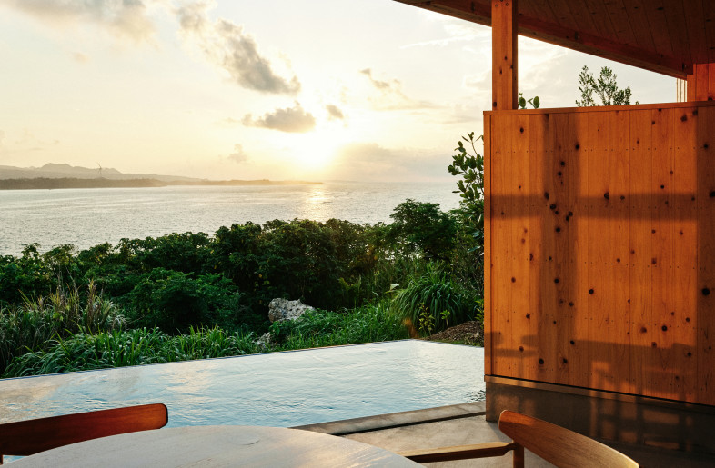 Beautiful sunsets over the sea can be seen from every room. - Ju Yeon Lee