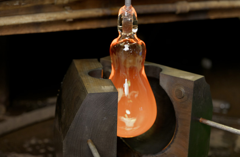hand-blown glass globe - movingpix