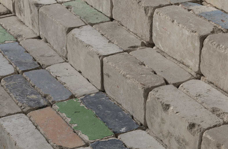 Salvaged brick detail - Dion Robeson