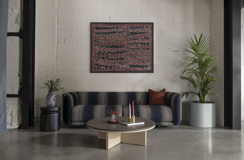 Mark Tuckey and Cultivated furniture. Artbank artwork. - Dion Robeson