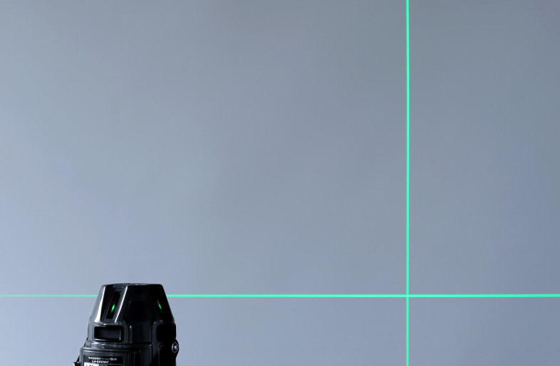 A common laser line generator, which was the material for this installation. - TAKT PROJECT