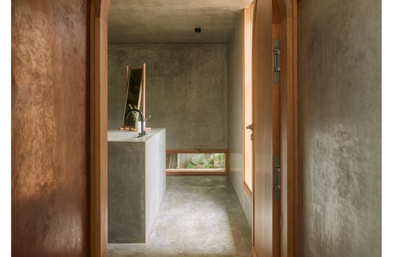 Washroom entrence - Aaron Chapman