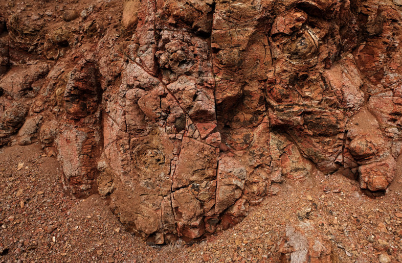 Over time, bedrock becomes soil as it weathers and becomes involved with organic matter such as plants and animals. - TAKT PROJECT