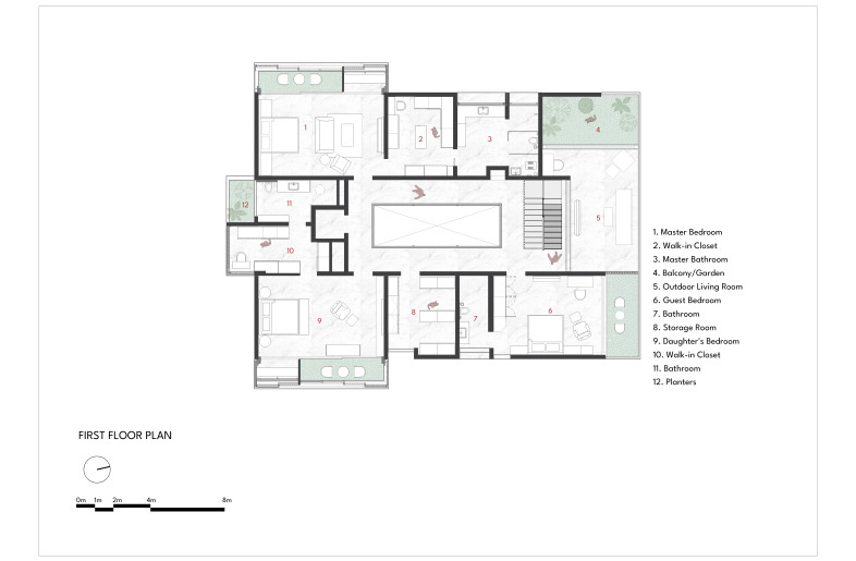 First Floor Plan - Drawings by SJK Architects