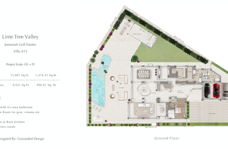 First Floor Plan - GroundedDesign