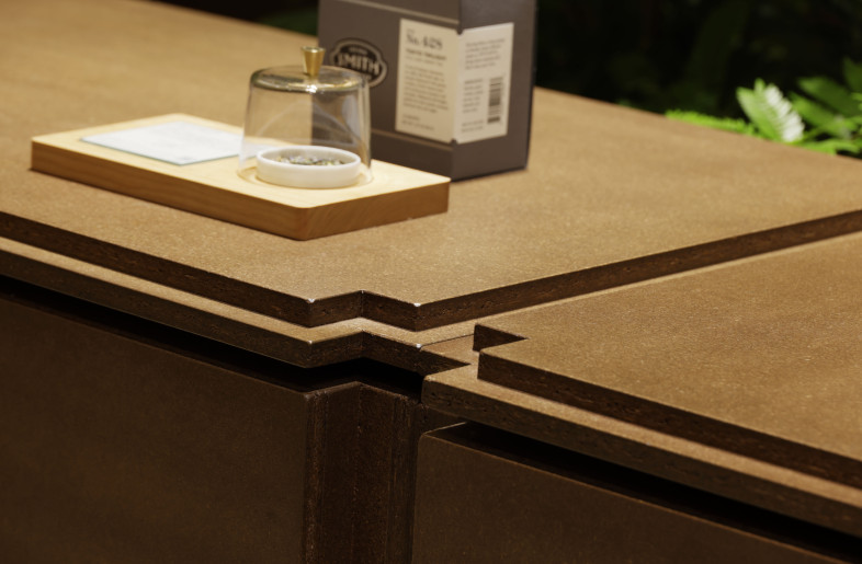 Aroma Tasting Area for Tea(details of table) - daisuke shima