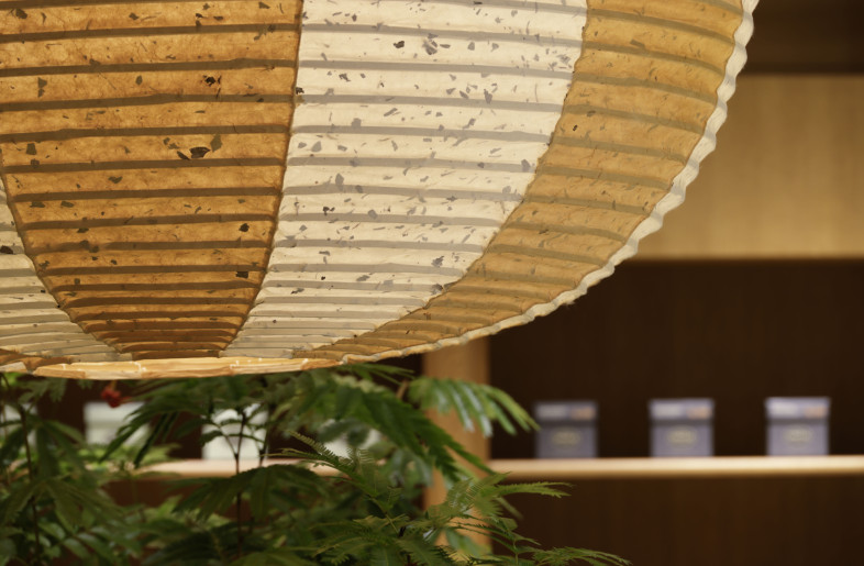 "TEA CRAFT / tea chochin" inspired by the signature tea - daisuke shima