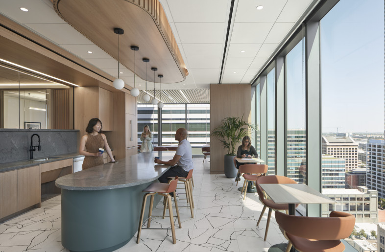 The breakroom serves as the pelican “nest,” a communal space for respite and social interaction. - Andrea Calo