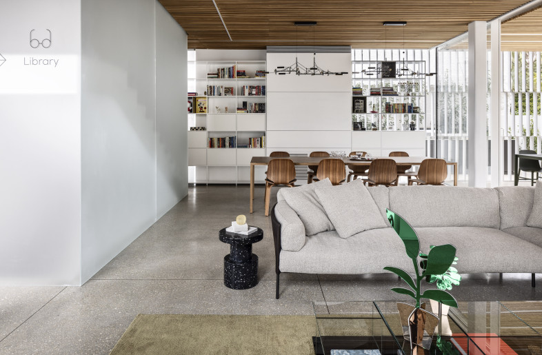 The space is designed to naturally host the art. - Amit Geron