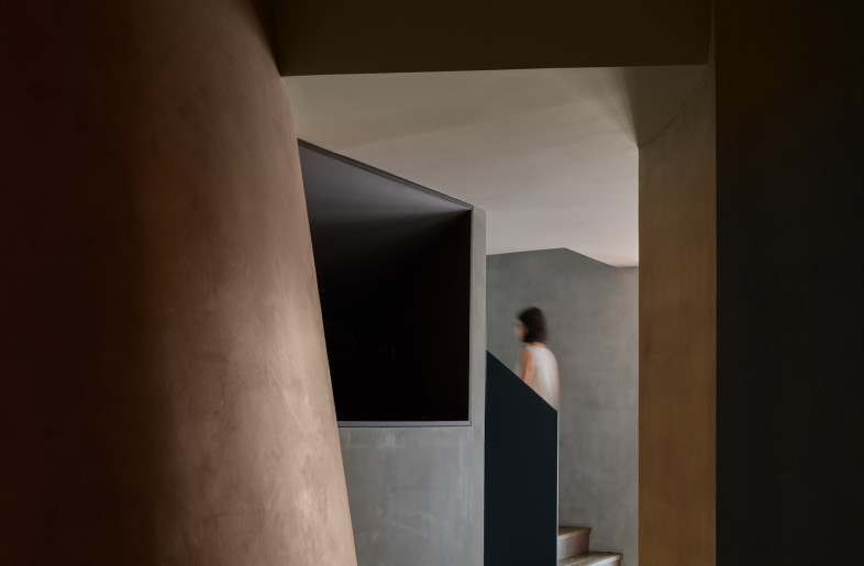 Wearing its construction method on its façade and interior, Q3RD features neutral colours and a simple material palette. - Jovian Lim