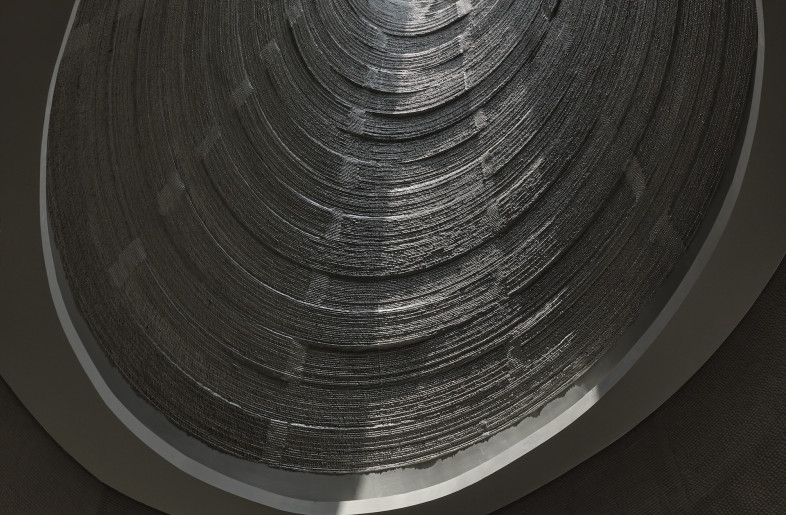 An oculus stands at the heart of the main living and dining area in the four-storey home. - Derek Swalwell