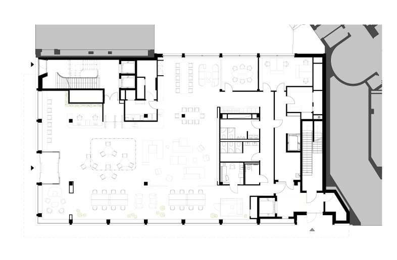 Accenture Campus, Sihlstrasse Office, Ground Floor - Accenture Campus Drawing 1