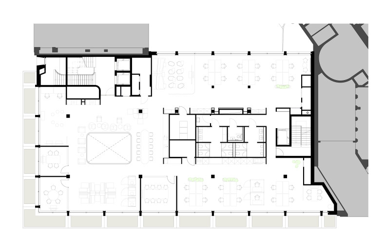 Accenture Campus, Sihlstrasse Office, First Floor - Accenture Campus Drawing 2