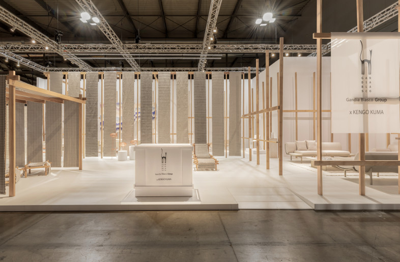 Gandia Blasco Group Salone del Mobile '25 Booth designed by Kenko Kuma - Patricia Parinejad