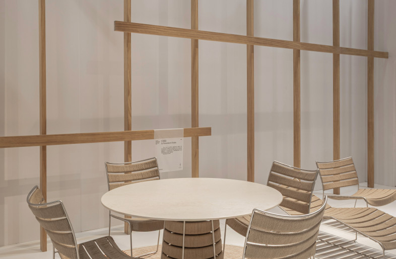 Cord Collection (By Groundwork) shown at Gandia Blasco Booth at Salone del Mobile '25 - Patricia Parinejad