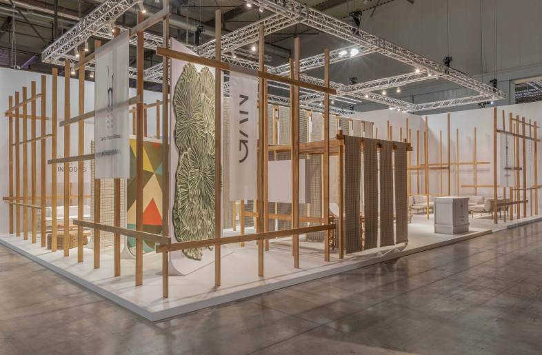 Gandia Blasco Booth at Salone del Mobile '25 designed by Kengo Kuma - Patricia Parinejad