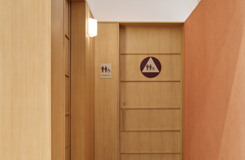 The use of “Mairado”, a traditional Japanese sliding door embodies the design philosophy rooted in craft. - Daici Ano