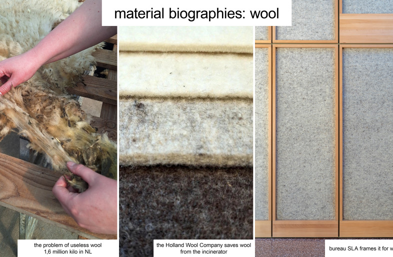 material biography of the WOOL - SLA / Luuk Kramer