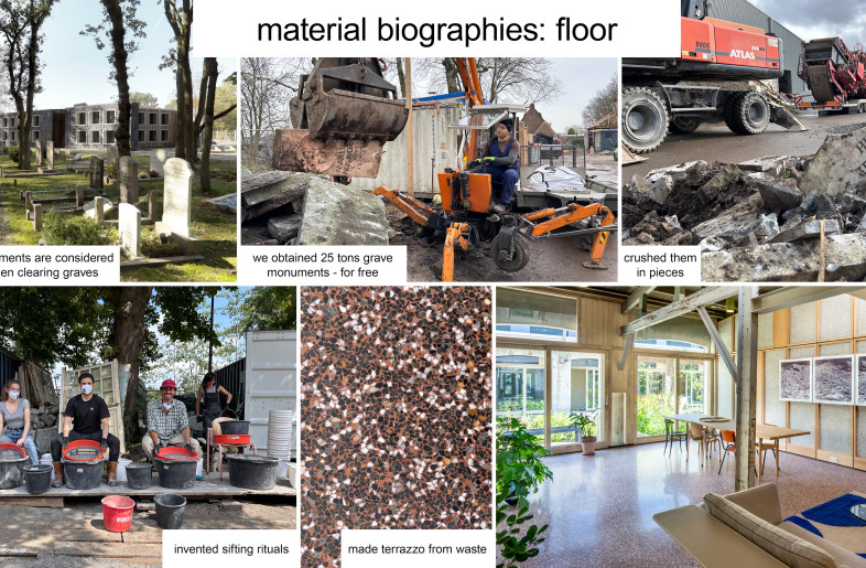 material biography of the grave monuments - SLA / Thijs Wolzak