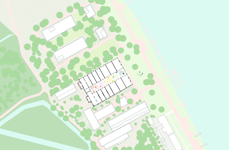 site plan - bureau SLA & Ninja Zurheide