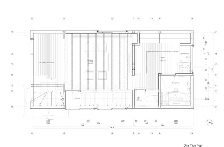 2nd Floor Plan - 2321 Architects